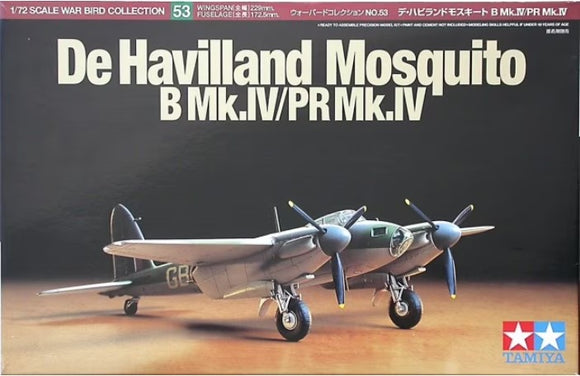 1/72 Tamiya De Havilland Mosquito B Mk.IV/PR Mk.IV  #60753