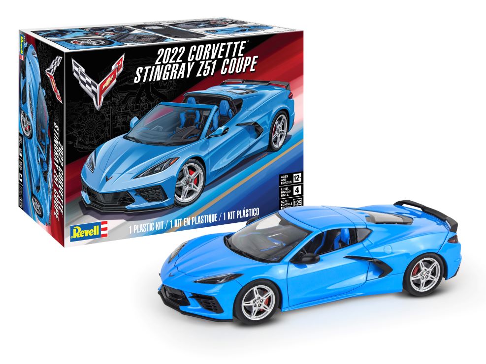 1/25 Revell 1/25 2022 Corvette Stingray Z51 Coupe (New Tool) 85