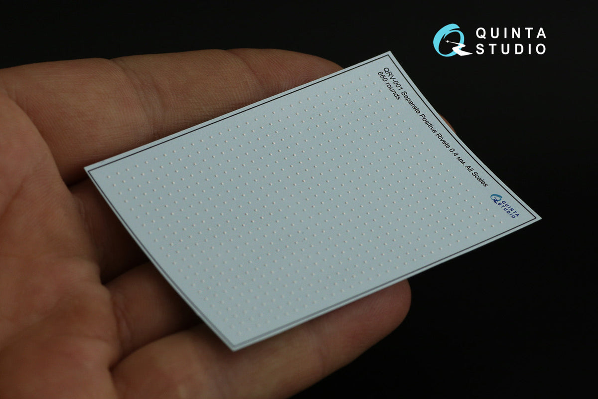 Quinta Studio Separate positive rivets, 0.4 to 1.0 mm, 660 pcs (All ki