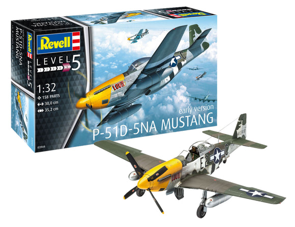 1/32 Revell P51D5NA Mustang Early Version US Fighter #3944
