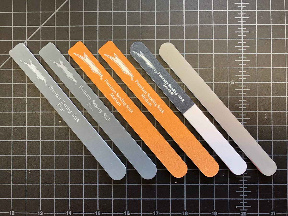 Squadron Tools 5pk Sanding Stick Medium Grit (Orange) - non-retail  packaging 