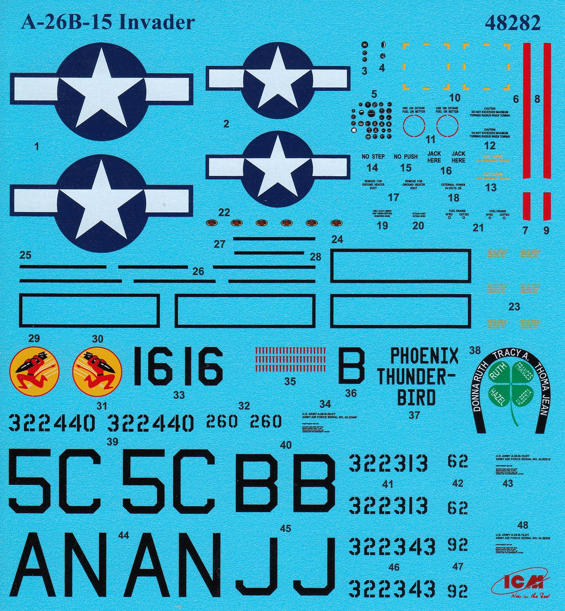 1/48 ICM A26B15 Invader, WWII American Bomber 48282 HobbyNut Models