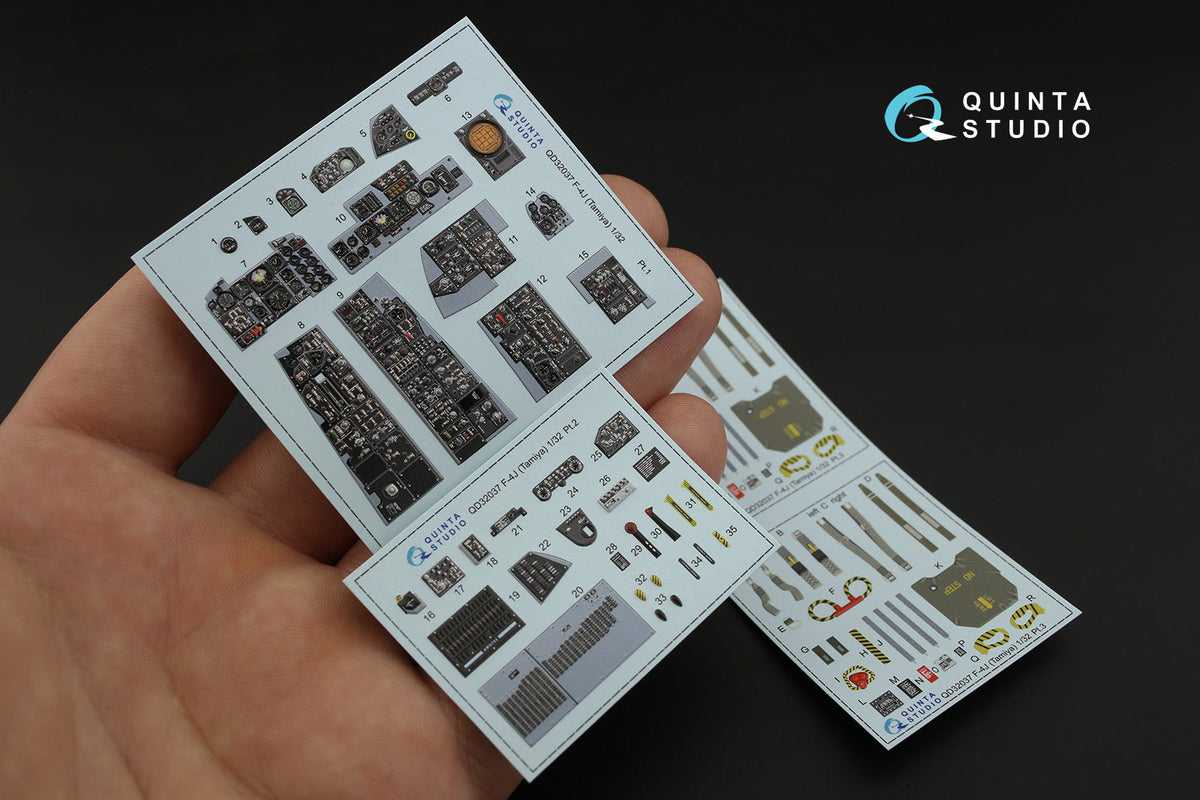1/32 Quinta Studio F4J 3DPrinted Interior (for Tamiya kit) 32037