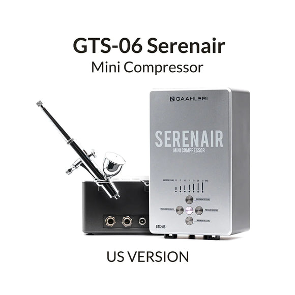 Gaahleri Ambition Series GTS-06 Serenair Mini Compressor and Airbrush Set