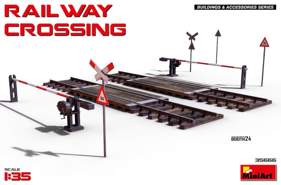 1/35 Miniart Railway Crossing 35666