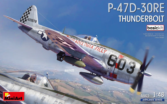 1/48 MiniArt P-47D-30RE Thunderbolt (Basic Kit) 48023 SALE!