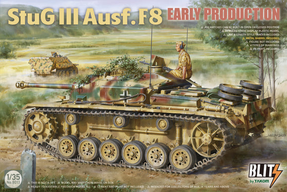 1/35 Takom StuG III Ausf.F8 Early Production 8013