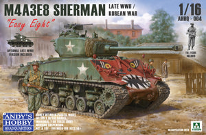 1/16 Takom 1/16 M4A3E8 Sherman "Easy Eight" (Late WWII / Korean War) with Figure TAK004