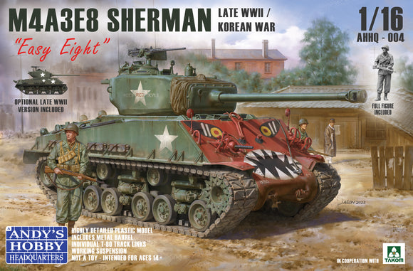 1/16 Takom 1/16 M4A3E8 Sherman 
