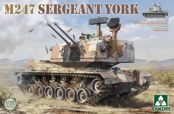 1/35 Takom M247 SERGEANT YORK SPAAG Tank 2160