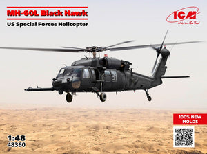 1/48 ICM MH-60L Black Hawk, US Special Forces Helicopter (100% new tool!) 48360