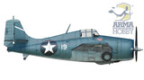 1/72 Arma Hobby Cactus Air Force Deluxe Set (2 kits) – F4F-4 Wildcat and P-400/P-39D Airacobra Over Guadalcanal 70049