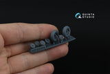 1/48 Quinta Studio LaGG-3, MiG-3, La-5/La-7/La-9, Yak-7/Yak-9, I-185/250 Wheels (radial tread) (all kits) QT48064