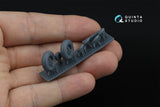 1/48 Quinta Studio LaGG-3, MiG-3, La-5/La-7/La-9, Yak-7/Yak-9, I-185/250 Wheels (radial tread) (all kits) QT48064