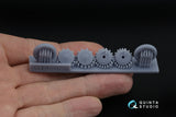 1/48 Quinta Studio I-16 Wheels (early type) with separate hubs and weighted tires (all kits) QT 48036