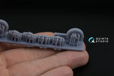1/48 Quinta Studio I-16 Wheels (early type) with separate hubs and weighted tires (all kits) QT 48036