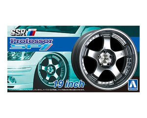 1/24 Aoshima SSR PROFESSOR SP1 19inch Wheels & Tires 05253
