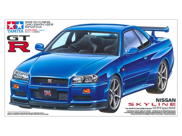 1/24 TAMIYA NISSAN SKYLINE GT-R (R34) V.Spec #24210