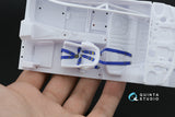 1/24 Quinta Studio Sabelt 2inch seat belt harness, blue (With metal buckles) (all kits) QR+24004