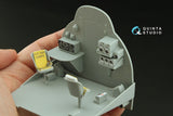 1/32 Quinta Studio Boeing B-17E/F Radio operator's compartment 3D-Printed Interior (for HKM kit) 32234