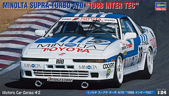 1/24 Hasegawa Minolta Toyota Supra Turbo A70 '1988 InterTEC 21142