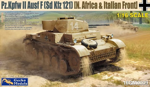 1/16 Gecko Models Pz.kpfw II (Sd.Kfz. 121) Ausf. F (North Africa & Italian Front) 16GM0009
