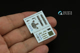 1/72 Quinta Studio Mitsubishi F-1 3D-Printed Interior (for Hasegawa kit) 72136