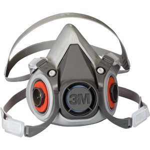 3M 6000 Series Half Facepiece Reusable Respirator Mask (Medium) 6200