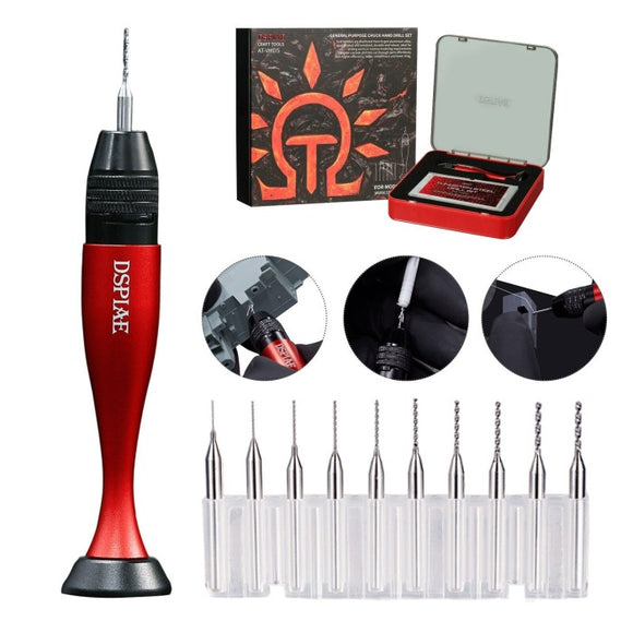 DSPIAE General Purpose Chuck Hand Drill Set AT-VHDS