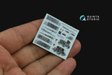 1/72 Quinta Studio Su-27UB 3D-Printed Interior (with 3D-printed resin part) (for Trumpeter kit) QD+72178