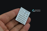 1/48 Quinta Studio F/A-18A/B/C/D tail reinforcement plates (all kits) QP48033