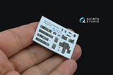 1/72 Quinta Studio AH-64D early 3D-Printed Interior (Academy)(with 3D-printed resin part) QD+72152