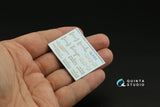 1/48 Quinta Studio F-16 block 40/42 reinforcement plates (Kinetic 2008 tool) QP48025