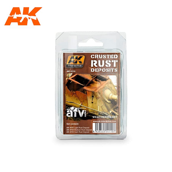 AK Interactive Crusted Rust Deposits Weathering Set AK4110