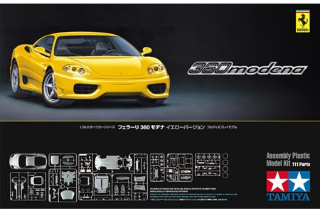 1/24 TAMIYA FERRARI 360 MODENA Yellow Version (24299)