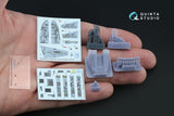 1/48 Quinta Studio Su-25SM/SM3 full set 3D-Printed Interior (for Zvezda/Quinta/Arma kit) QD+ 48438