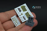 1/72 QUINTA STUDIO P-40E 3D-Printed Interior (for Academy/Modelist) (with 3D-printed resin parts)  QD+ 72054