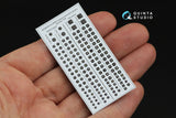 1/48 Quinta Studio US WWII Cockpit instrument gauges 3D-Printed Interior (for all kits) 48539