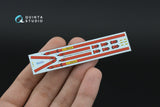 1/24 Quinta Studio Sabelt 2inch seat belt harness, red (With metal buckles) (all kits) QR+24002