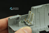 1/48 Quinta Studio B-25J Mitchell Glass Nose 3D-Printed Interior (for HKM kit) 48436