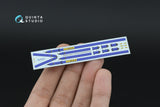 1/24 Quinta Studio Sabelt 2inch seat belt harness, blue (With metal buckles) (all kits) QR+24004