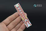 1/24 Quinta Studio Sabelt 2inch seat belt harness, red (With metal buckles) (all kits) QR+24002