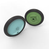 1/48 Quinta Studio I-16 Wheels (early type) with separate hubs and weighted tires (all kits) QT 48035