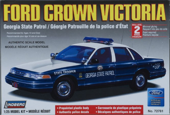 1/25 Lindberg Ford Crown Victoria Georgia State Patrol Car (2007) 72781