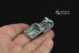 1/72 Quinta Studio AH-64D early 3D-Printed Interior (Academy)(with 3D-printed resin part) QD+72152