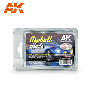 AK Interactive Asphalt Effects (Race) Weathering Set AK8090