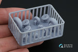 1/48 Quinta Studio Ka-52 Wheels with separate hubs and weighted tires (Zvezda) (3D-printed resin parts) QT 48024