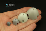Quinta Studio Radial riveting rows (various rivet sizes), White or Black color