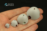 Quinta Studio Radial riveting rows (various rivet sizes), White or Black color