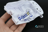 1/24 Quinta Studio Sabelt 2inch seat belt harness, blue (With metal buckles) (all kits) QR+24004